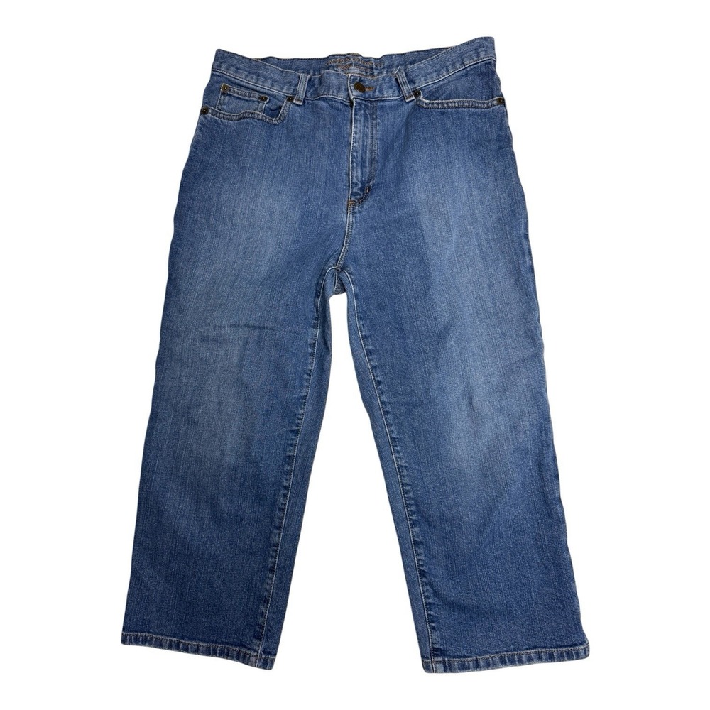 Lauren Jeans Co. Ralph Lauren Sz 10 Denim Capri